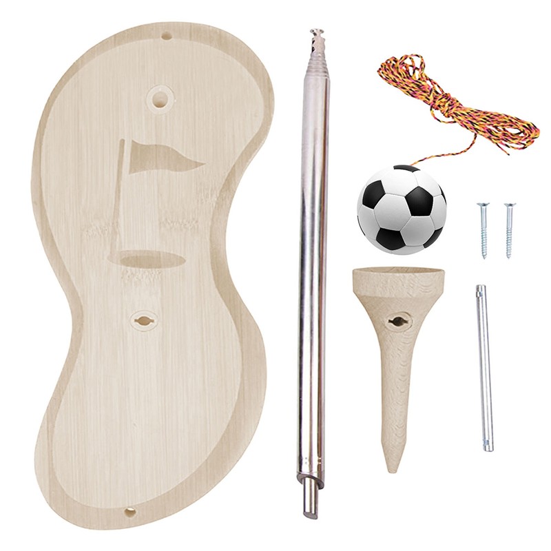 Ball Throwing Toy Wooden Ring Toss Game Fun Interactive Throwing