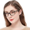 OCCI CHIARI Stylish Square Reading glasses Men Women 2.0x Lightweight