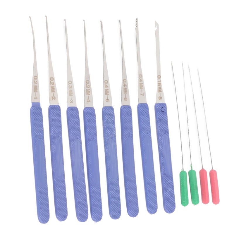 12PCS Tap Extractor Spring Steel Tap Remover Tool Kit Stripped