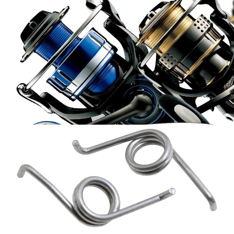 heyous 4PCS 1000-2000 Silver Stainless Steel Spinning Spring Fishing Reel