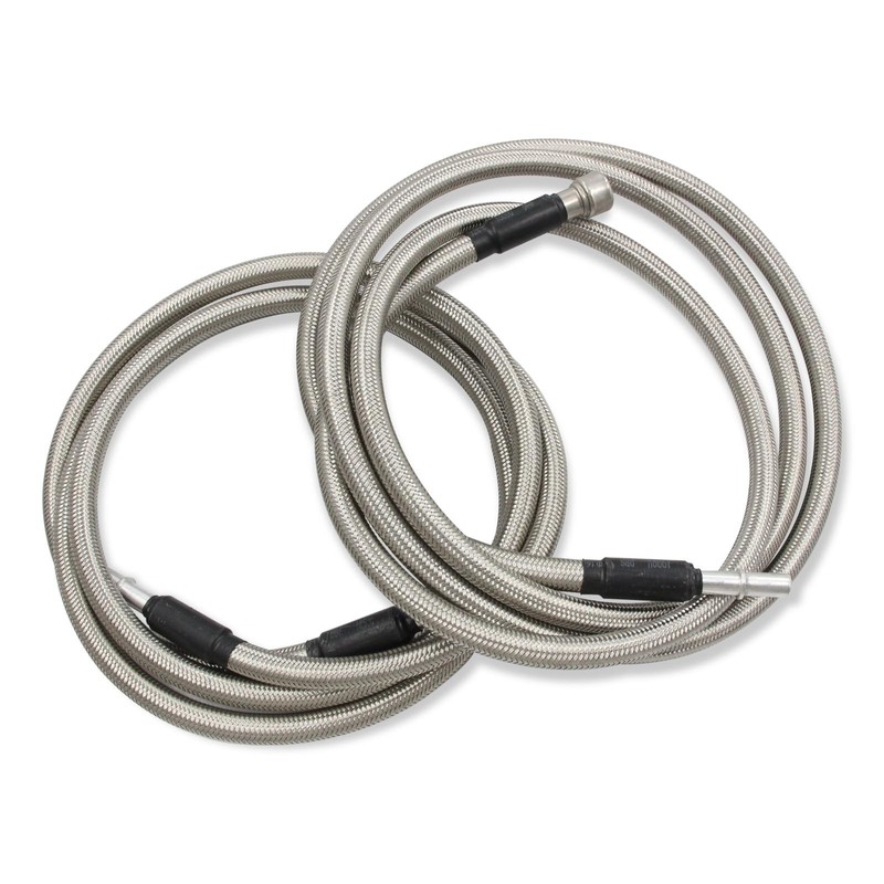 Gxencks Stainless Steel Braided Fuel Lines Kit for 04-08 Chevy