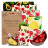 Reusable Beeswax Wrap, 4 Pack Eco-Friendly Beeswax Wraps For Food,