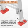Ladder Feet Stabilizer for Aluminum Extension Ladder Replacement Parts, Anti-Skid