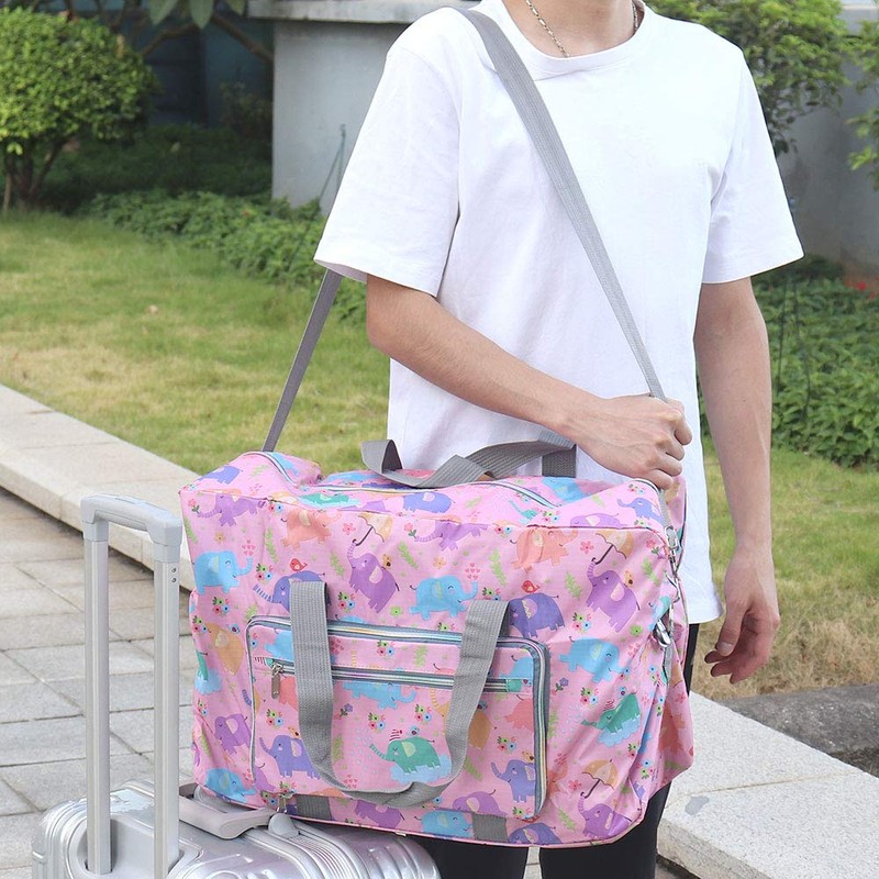 Arxus Large Foldable Duffel Tote Carry on Weekend Overnight Travel