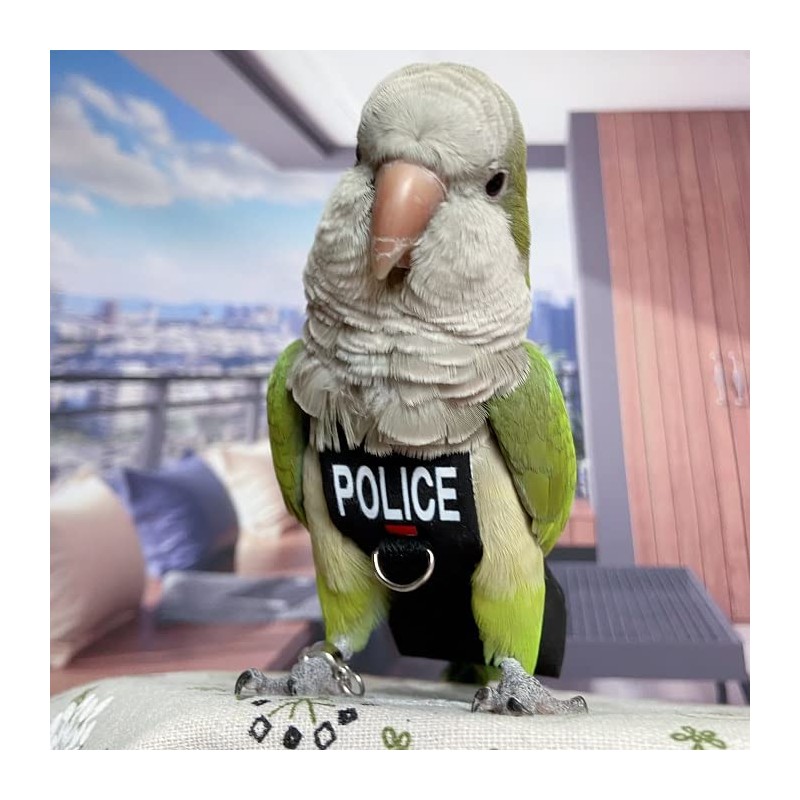 Bird Diaper Harness Flight Suit Clothes, Parrot Flight Suit with