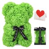 LINKLO Rose Bear Rose Teddy Bear -10 inch Artificial Rose
