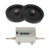 Meter Counter, Rolling Wheel 5 Digits 0-9999.9 Length Counter Max