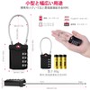 ZHEGE TSA Lock Wire Lock Travel Padlock 4 Digit Combination
