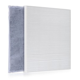 J&H Replacement Filter Set AC-FT06 for Air Purifier, Dust Collector, Deodorizing Filter, Activated Carbon Filter, Pleated Filter Compatible, 1 Set