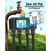 Insoma 4 Zones Sprinkler Timer with Brass Inlet & Outlet,