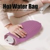 550ml Hot Water Bag Silicone Plush Cute Cartoon Explosion Proof