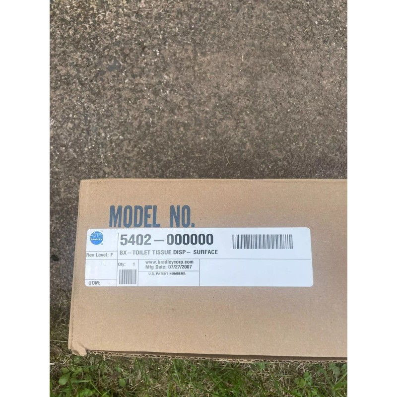 Bradley 5402 Stainless Dual Roll Toilet Tissue Dispenser **NEW IN