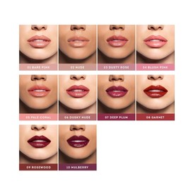 Nude by Nature - Moisture Shine Lipstick - 10 Mulberry
