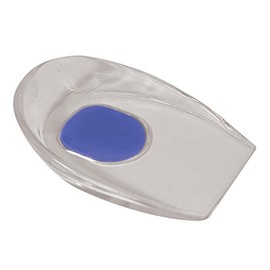 Pair of TPE Gel Heel Cups, Cushion Pads for Spurs Central Pressure Relief, Cushioning, Support and Shock Absorption for Heel Pad and Spur Pain Reduce Hard Skin Build Up Shoe Inserts