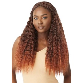 Outre X-Pression - Twisted Up - Wet & Wavy Vibe Box Braid 22" (OFF BLACK 1B)