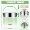 Feirdhoo 1.2 L Thermal Container for Food, Stainless Steel with