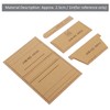 4Pcs Acrylic Template Card Holder DIY HandMade Leather Pattern Drawing