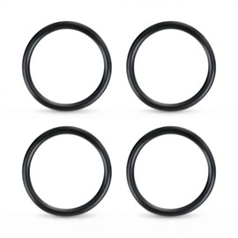 Phivan 4 Pack Commercial Sink Drain O-Ring Gasket Set - Rubber Plunger Washers for 3 & 3-1/2 Inch Twist Waste Drain Valves, Fits 1/2/3 Compartment Kitchen/Bathroom Sinks, Plumbing Replacement Parts