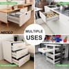 NECILO 18 Inch Stainless Steel Soft Close Drawer Slides, 100lb