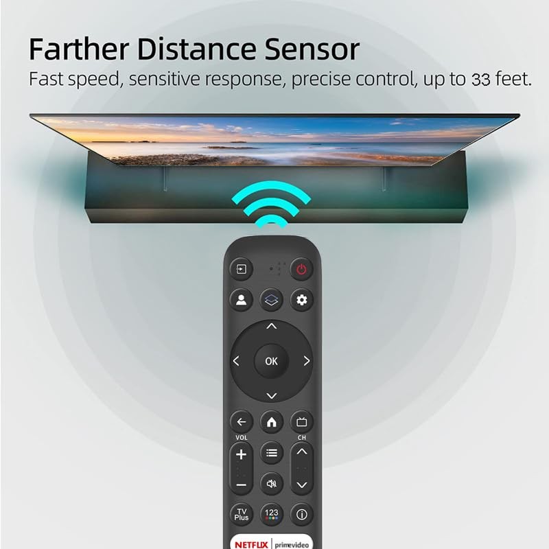 Remote Control Replacement for TCL Google TV, RC813 Remote for