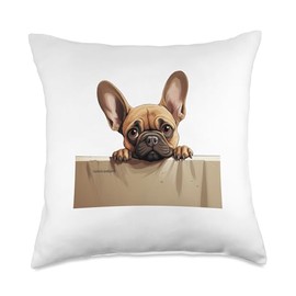 Paws & Whiskers Threads Curious Look-Dog Throw Pillow, 18x18, Multicolor