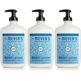 Mrs. Meyer's Clean Day Body Lotion, rainwater Scent, 15.5 Ounce Bottle (Pack of 3), 46.5 Ounce