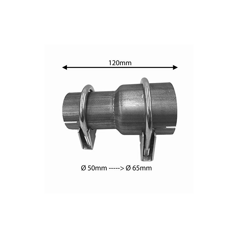 Pipe Reducer from Diameter 50 mm to Diameter 65 mm