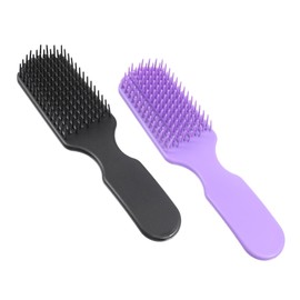 Ipetboom Sturdy Plastic Hair Brush for Long and Thick Hair Comb Massage Function