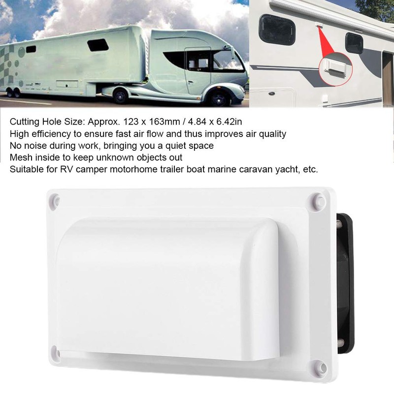 Akozon Extractor Fan for RV Interior Ventilation Openings 12 V