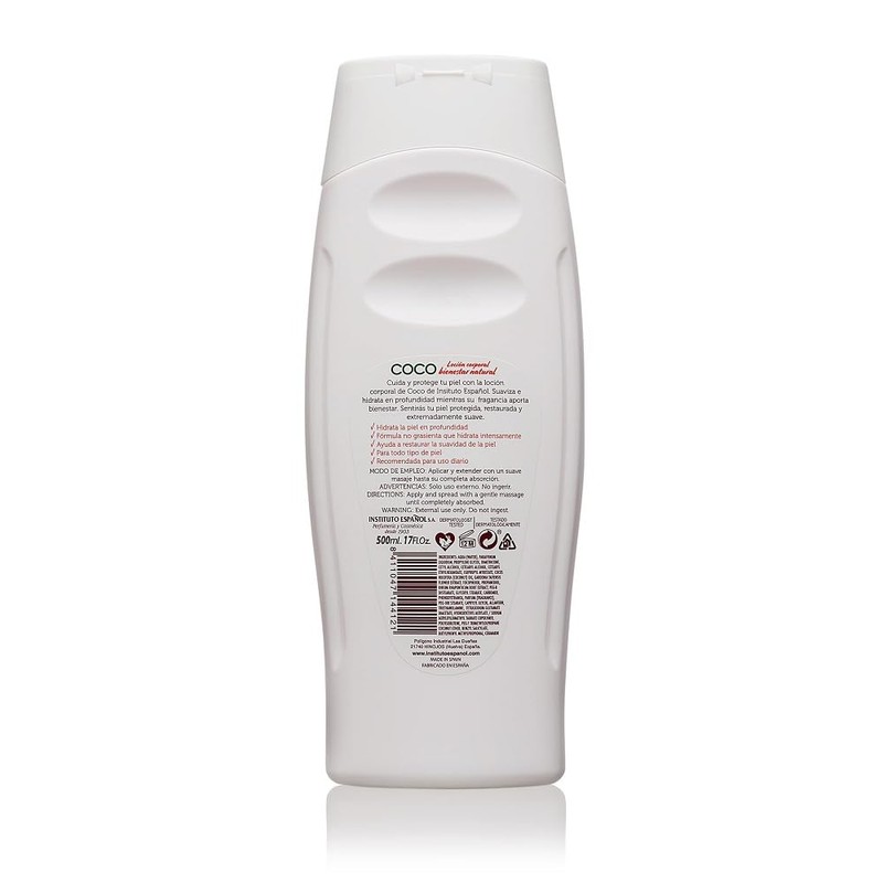 I.ESPAÑOL Loción Hidratante de Coco Instituto Español 500 ml