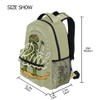 Skateboard Dinosaurs Backpacks for Boys Dino Pattern School Backpack Bookbags