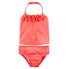 Carters Baby Girls Rosette Tankini Set 6-9M Coral