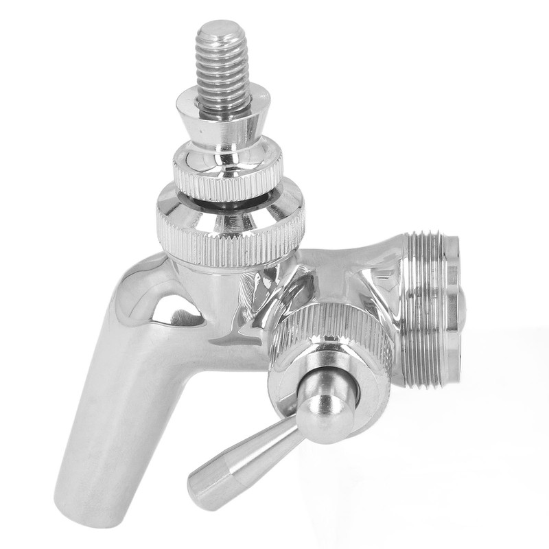 Beer Flow Control Faucet Stainless Steel Beer Tap with Dust