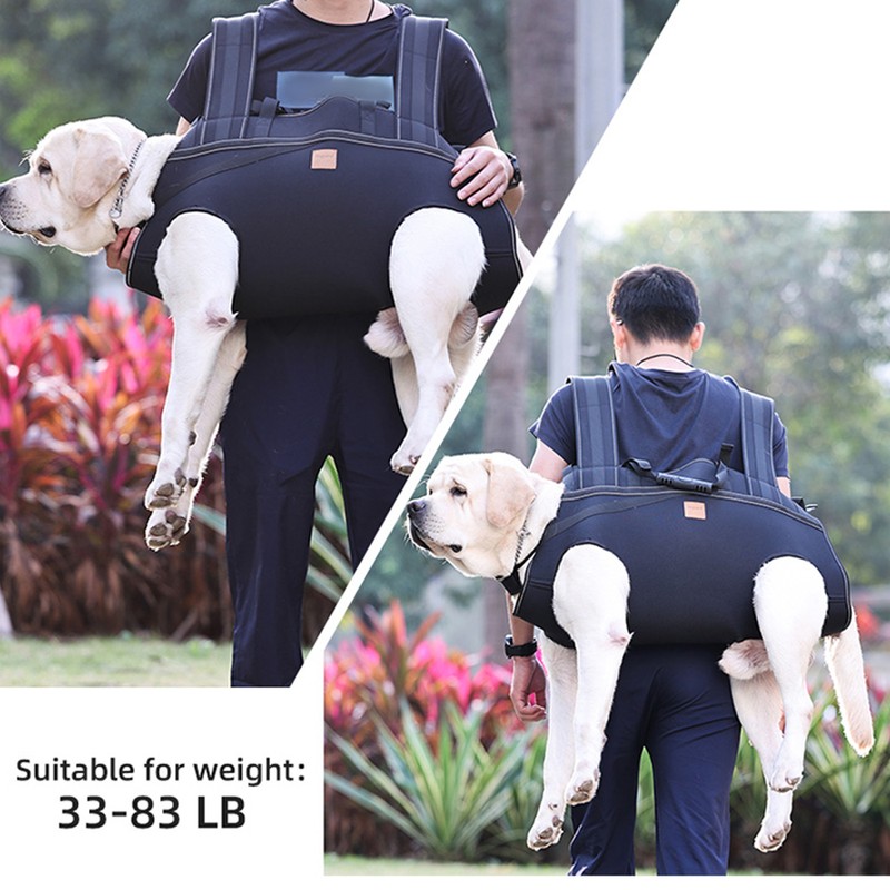 Backpack Carrier for Large Dog Full Body Dog Sling with