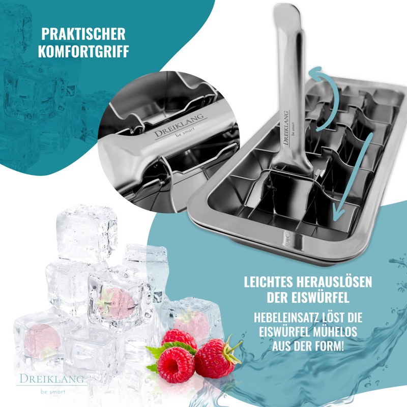 Dreiklang - be smart® Polished 18/8 Stainless Steel Ice Cube