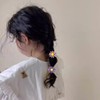 FASELE ヘアゴム ゴム 髪ひも ヘアアクセサリー まとめ髪 キッズ 小学生 フラワー 女の子