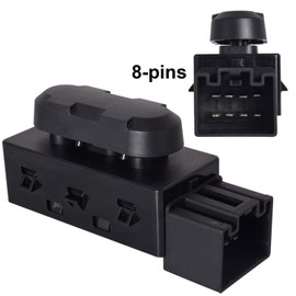 Power Seat Switch Tilt Control Left Driver Seat Fit for Ford/Lincoln/Mercury-2009-2014 F-150,2008-2015(F-250/F-350/F-450 Super Duty),2007-2014 Lincoln MKX,2006-2010 Mercury Mariner 5F9T-14B709-AA