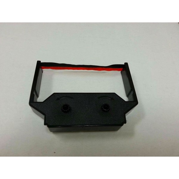 "Package of Two" Monroe 8125 Calculator Ribbon, Black and Red,