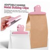 LABRIMP 3pcs Bulldog Clips Sturdy Document Organizers for Office Home