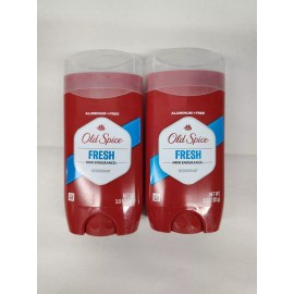 Old Spice Deodorant Aluminum-Free Old Spice "FRESH High Endurance 3 oz. ea. 48 HR Lot of 2