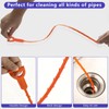Drain Unblocker Tool, 6 PSC Shower Drain Unblocker, Sink unblockers