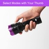 AHOME V30 UV 385-395nm Blacklight Flashlight [USB Rechargeable] Black Light