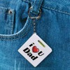 'I Love You Dad' Keyring Tape Measure/Spirit Level Tool (KM00042076)