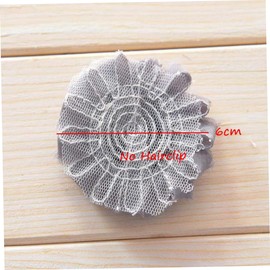 LALAFINA Burr Flower DIY Hair Accessories 30pcs Shabby Chiffon Flowers Decorative Hair Band Headdress