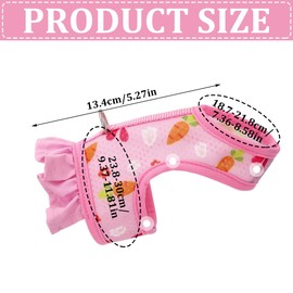 MIRKUZI Kleintiergeschirr 1 Stück Kaninchenwestengeschirr, verstellbares Kaninchengeschirr und Leine, atmungsaktive Netzweste, weiches Geschirr, Kaninchenleine für Kaninchen, Kätzchen