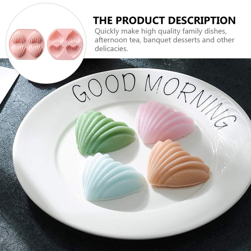 2 Pcs Nonstick Cupcake Baking Pan with 4 Cavity Design,