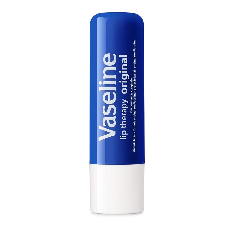 Vaseline Lip Therapy Care Original, Fast-Acting Nourishment, Ideal for Chapped,