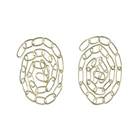 Aspen Creative 21118-42,Steel 3 Feet Heavy Duty Chain for Hanging Up Maximum Weight 40 Pounds-Lighting Fixture/Swag Light/Plant in Brass Plated.11 Gauge.