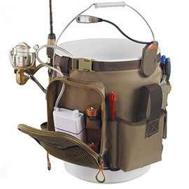 Wild River CLC WL3506 Tackle Tek Rigger Lighted Bucket Organizer with Plier Holder and Retractable Lanyard (Bucket Not Included)