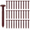 30Pcs 3 Inch Vinyl Shutter Fasteners, Window Shutter Panel Pegs
